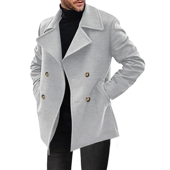 Gerrit | Mens Double-Breasted Coat with Flap Pockets — Classic Winter Coat in 4 Colors S–3XL | Westmere