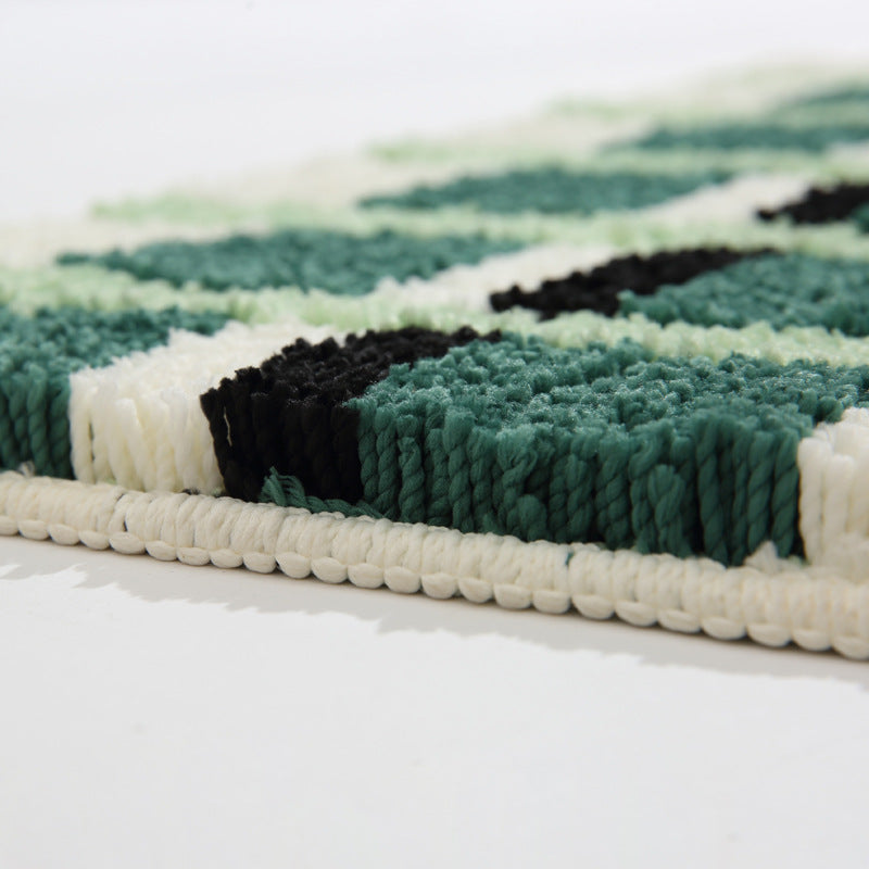 Premium Grid Plush Bath Mat – Soft, Absorbent & Non-Slip