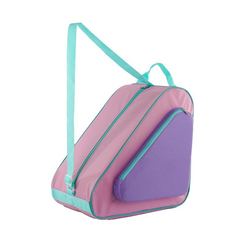 Geometric Triangle Crossbody Bag - Modern Design with Adjustable Straps