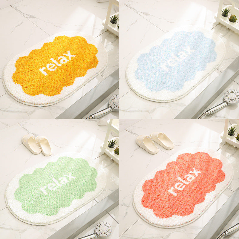 Cloud Relax Plush Bath Mat - Soft Non-Slip Bathroom Rug