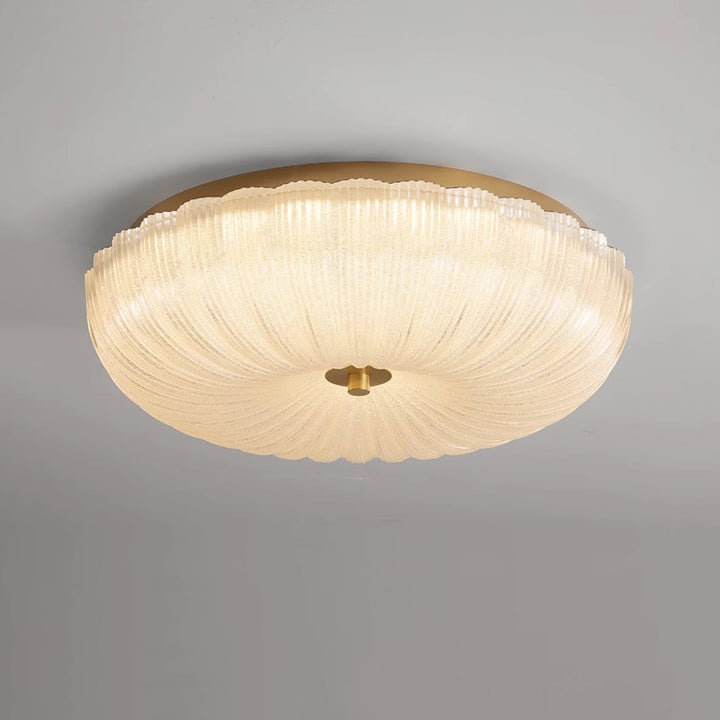 Halo Ceiling Lamp Ripple Glass