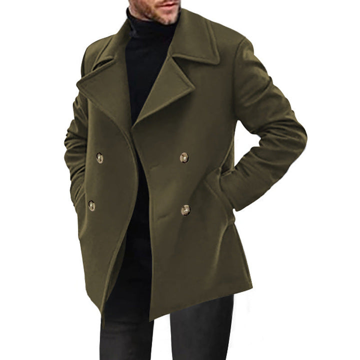 Gerrit | Mens Double-Breasted Coat with Flap Pockets — Classic Winter Coat in 4 Colors S–3XL | Westmere