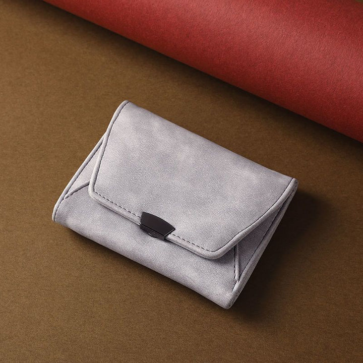 Premium Faux Leather Card Organizer - Slim Wallet for Cards and IDs