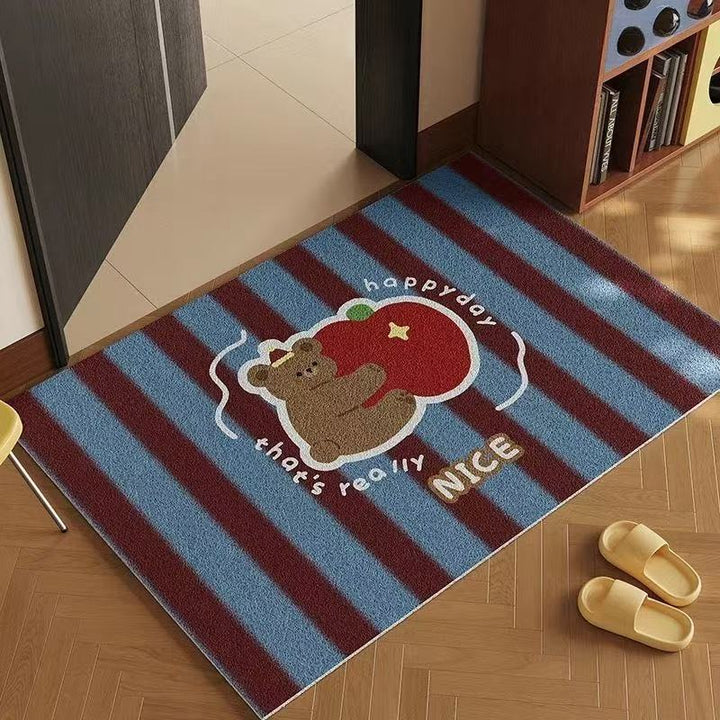 Puppy Glasses Entryway Mat - Playful Welcome Design