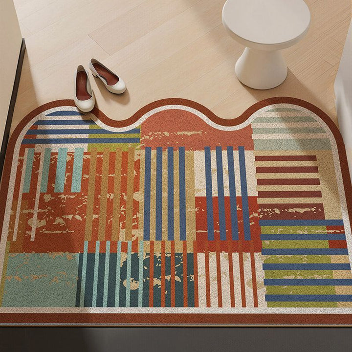 Playful Puzzle Piece Area Rug – Artistic Design for Any Room