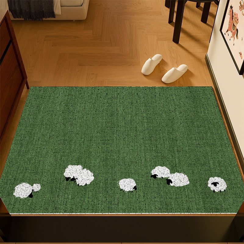Playful Illustration Entry Mat - Durable Decorative Floor Mat