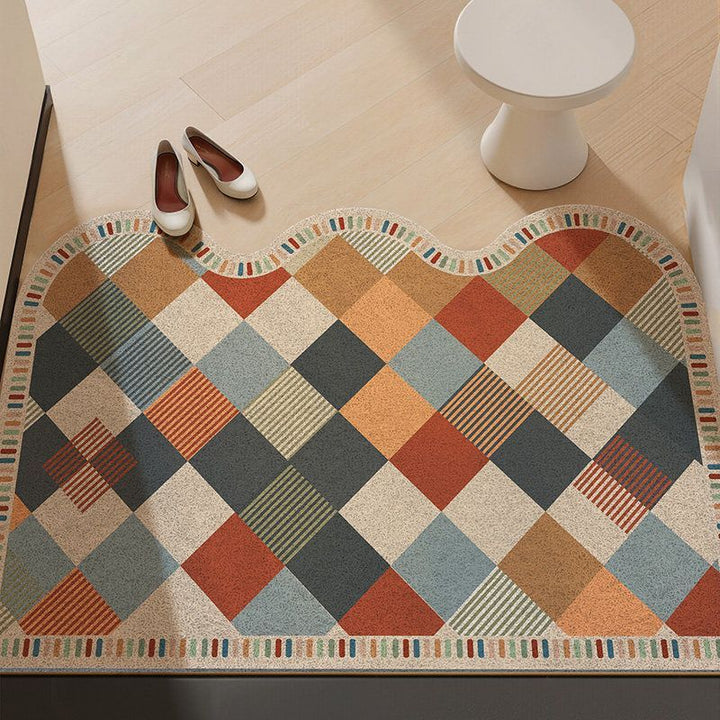 Playful Puzzle Piece Area Rug – Artistic Design for Any Room