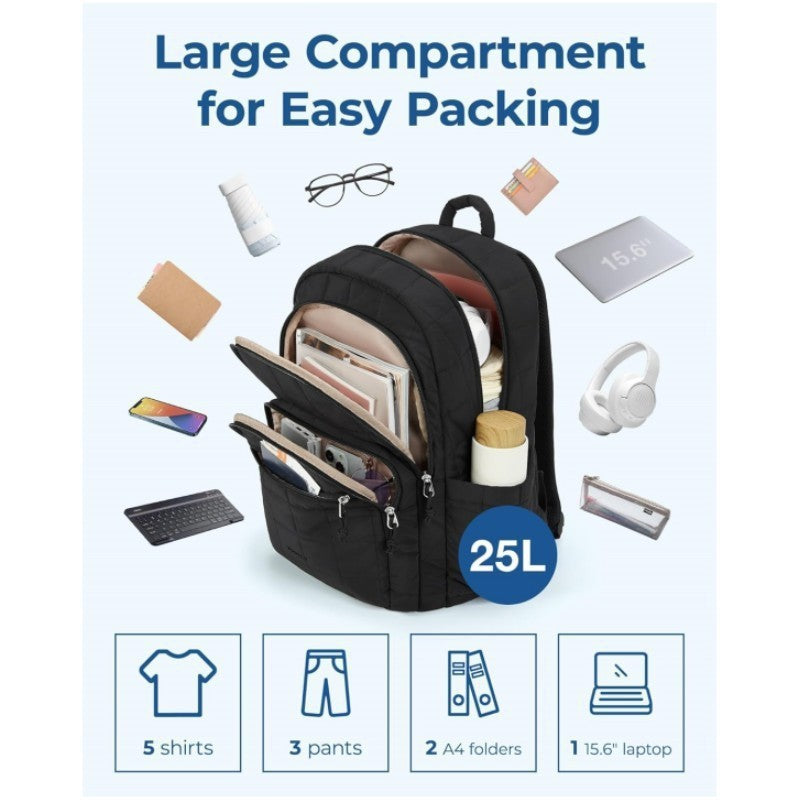 All-Day Insulated Compartment Backpack with Ergonomic Carrying System