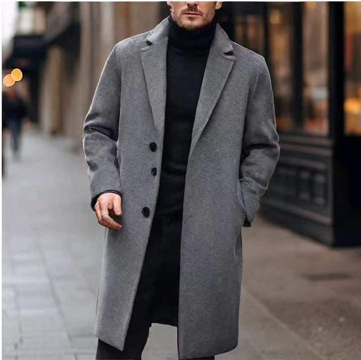 Kuno | Mens Coat with Lapel Collar and Straight Cut — Timeless Winter Coat in 5 Colors M–3XL | Westmere
