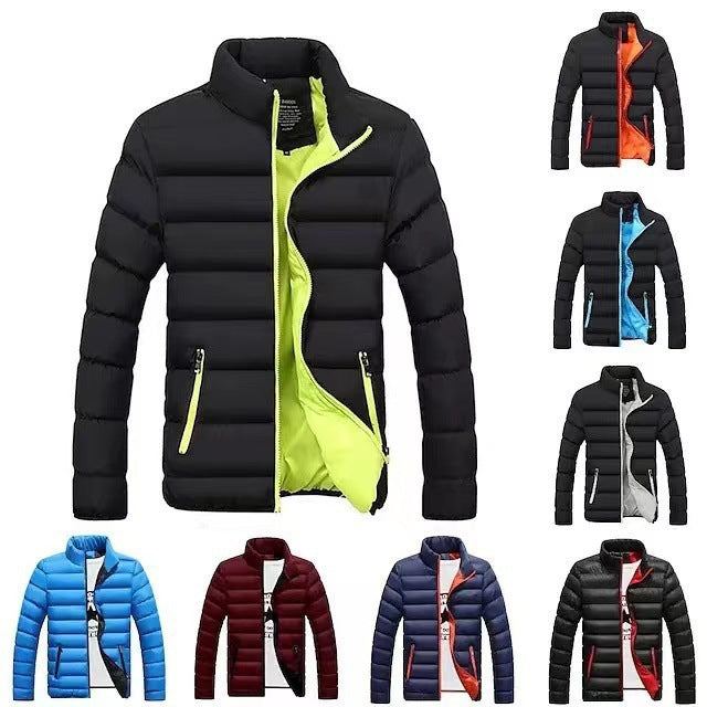 Reinhold | Mens Down Jacket with Contrast Lining — Puffer Jacket in 9 Color Variants M–3XL | Westmere