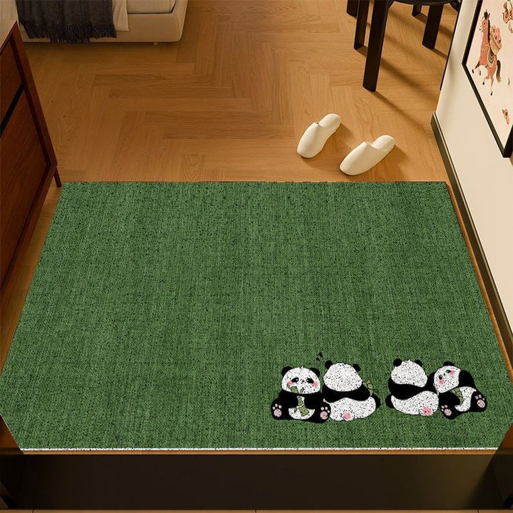 Playful Illustration Entry Mat - Durable Decorative Floor Mat