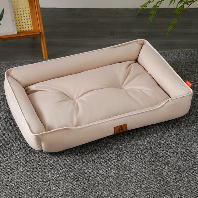 Premium Waterproof Comfort Pet Bed with Removable Cover