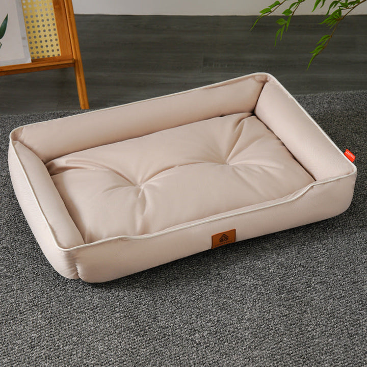 Premium Waterproof Comfort Pet Bed with Removable Cover