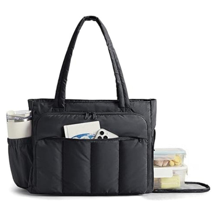 Premium Insulated Lunch Tote with Laptop Compartment - Water-Resistant