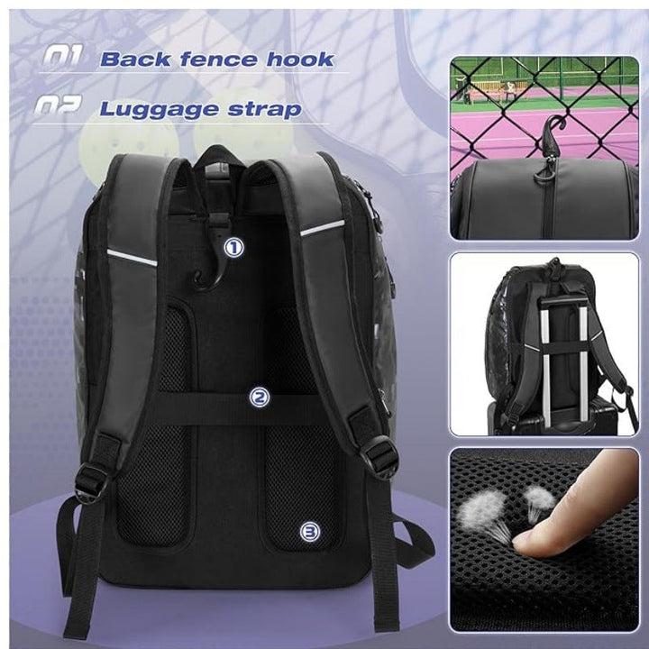 Premium Multi-Sport Gear Backpack with Specialized Compartments