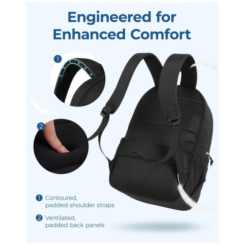 All-Day Insulated Compartment Backpack with Ergonomic Carrying System