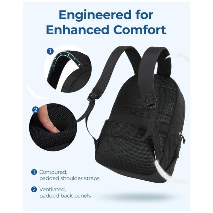 All-Day Insulated Compartment Backpack with Ergonomic Carrying System
