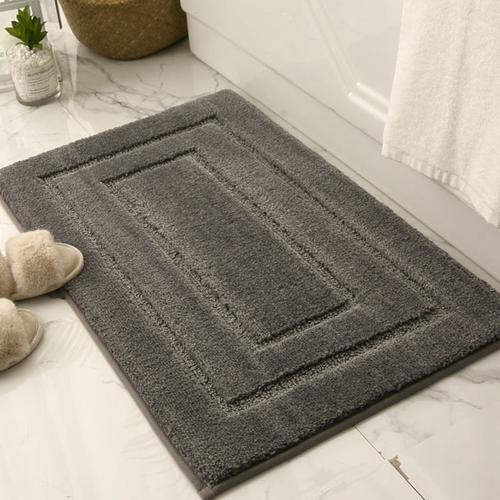 Premium Microfiber Bath Mat with Non-Slip Base