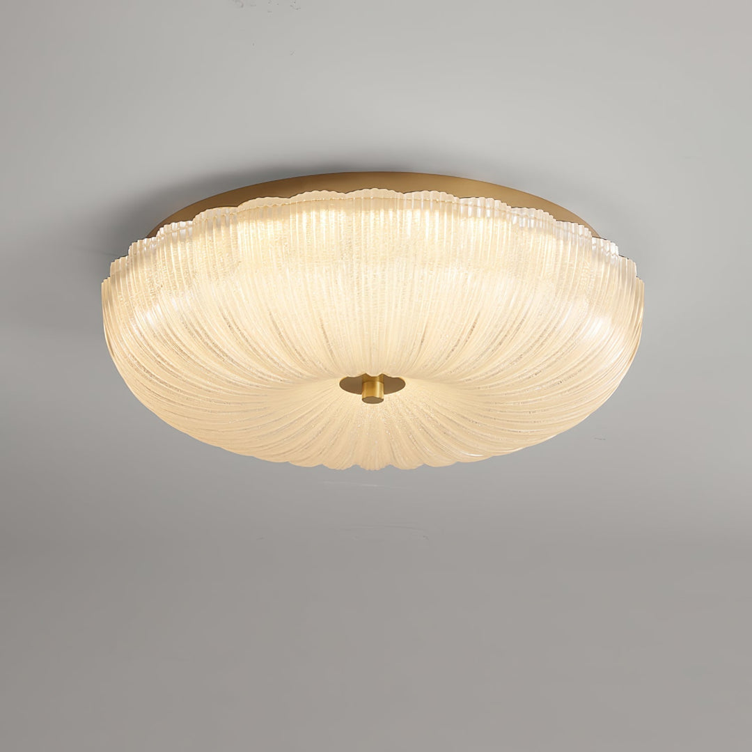 Halo Ceiling Lamp Ripple Glass