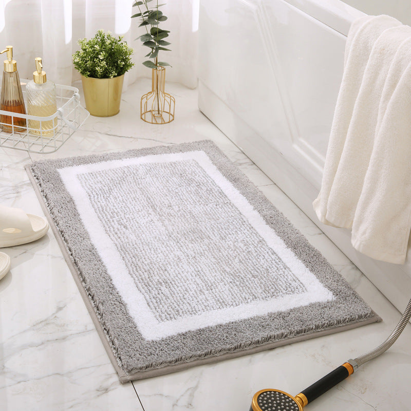 Premium Plush Bathroom Floor Mat with Non-Slip Grip