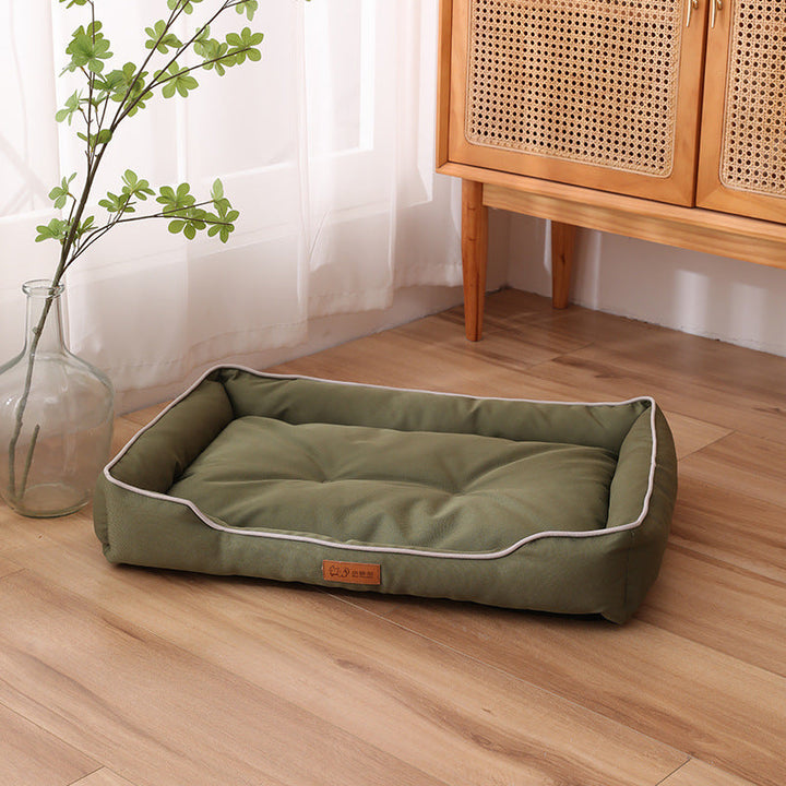 Premium Waterproof Comfort Pet Bed with Removable Cover