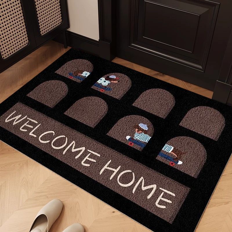 Canine Companion Entrance Mat - Dog-Themed Doorway Rug