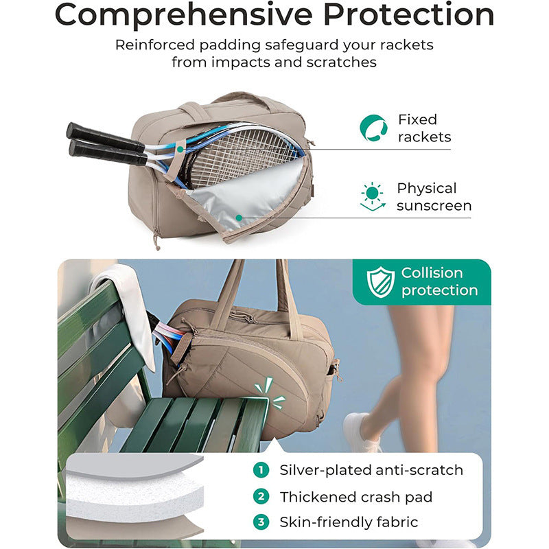 Premium Tennis Racket Carrying Bag with Shoulder Strap