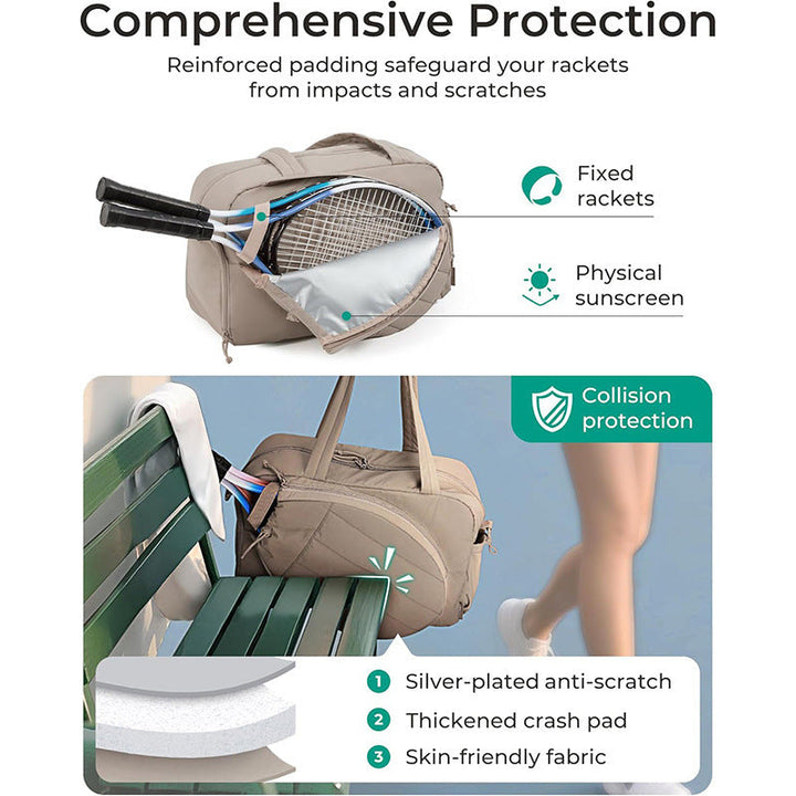 Premium Tennis Racket Carrying Bag with Shoulder Strap