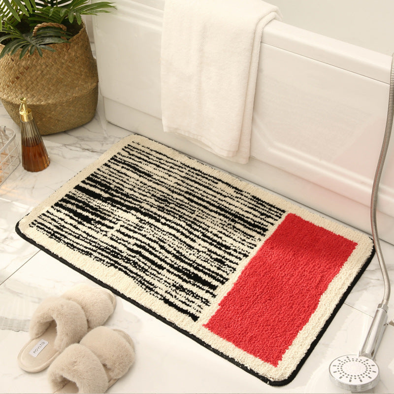 Premium Textured Bathroom Floor Mat with Non-Slip Backing