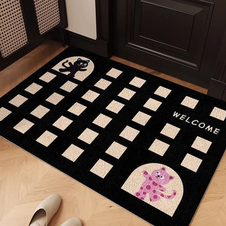 Canine Companion Entrance Mat - Dog-Themed Doorway Rug