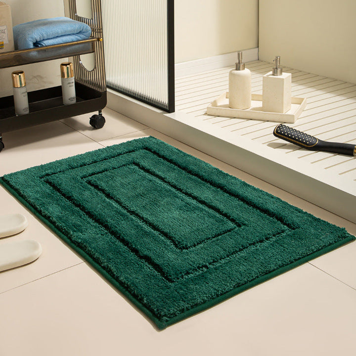 Premium Microfiber Bath Mat with Non-Slip Base