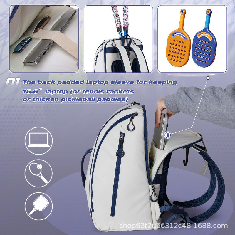Premium Multi-Compartment Athletic Backpack with Water-Resistant Design