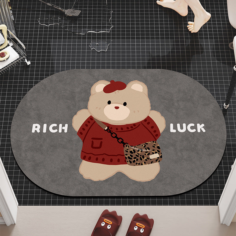 Cozy Canine Companion Area Rug with Dog Design