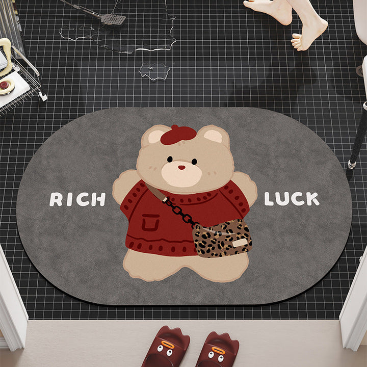 Cozy Canine Companion Area Rug with Dog Design