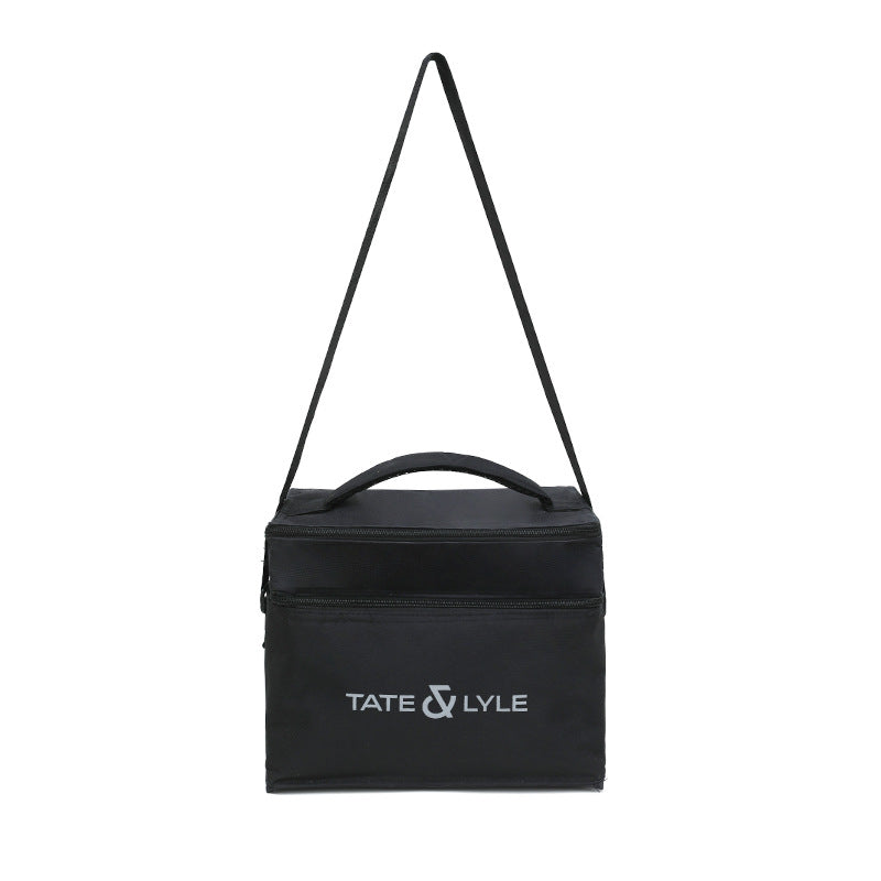 Premium Insulated Lunch Tote with Dual Carry Options - Black