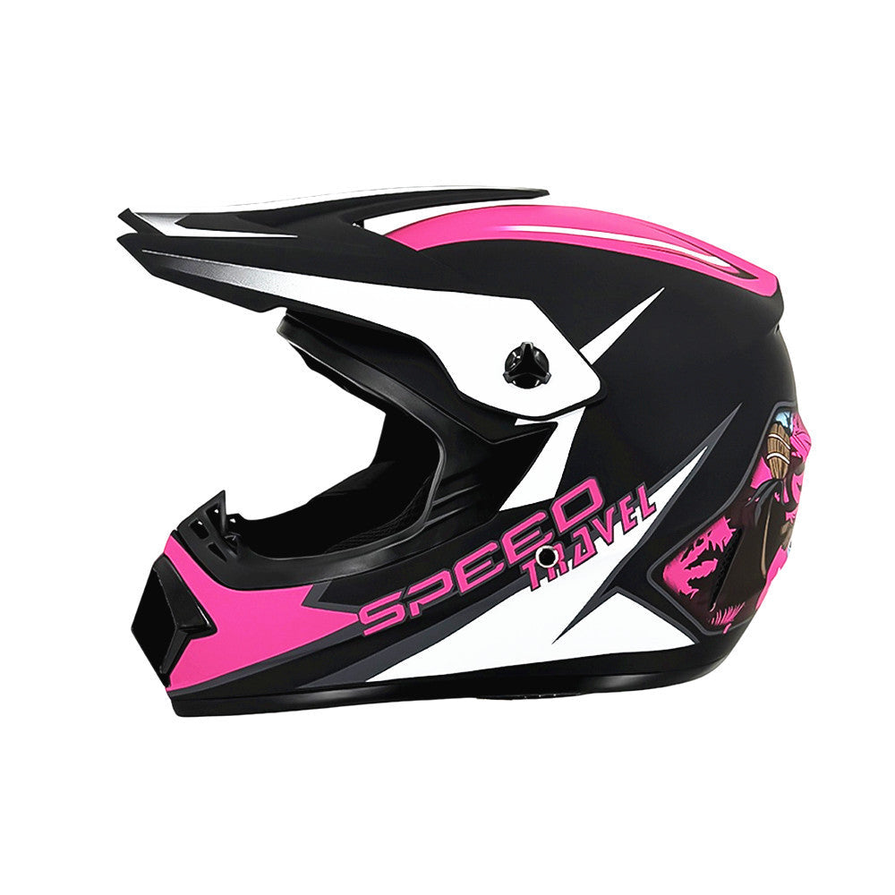 TrailShield Pro Full-Face Motocross Helmet with Extended Visor and Reinforced Chin Guard