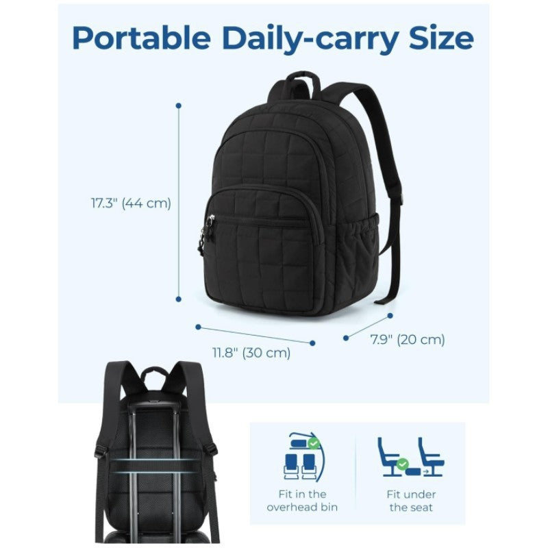 All-Day Insulated Compartment Backpack with Ergonomic Carrying System
