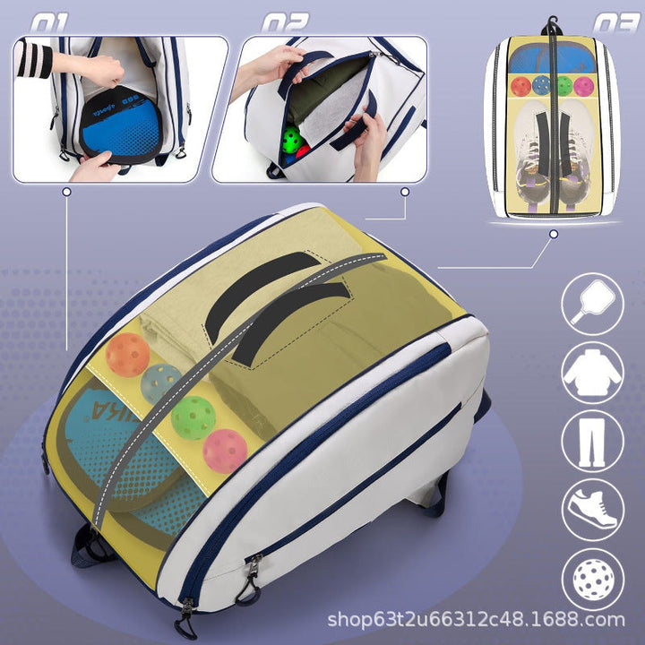 Premium Multi-Compartment Athletic Backpack with Water-Resistant Design