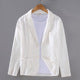 Men's Unstructured Linen Summer Blazer – Breathable Casual-Elegant Jacket