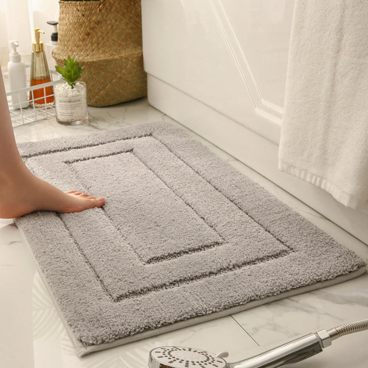 Premium Microfiber Bath Mat with Non-Slip Base