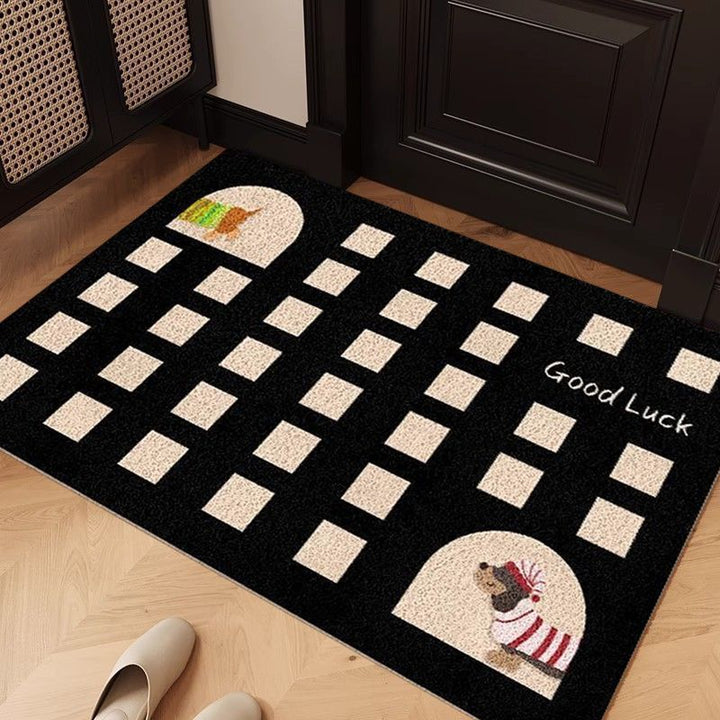 Canine Companion Entrance Mat - Dog-Themed Doorway Rug