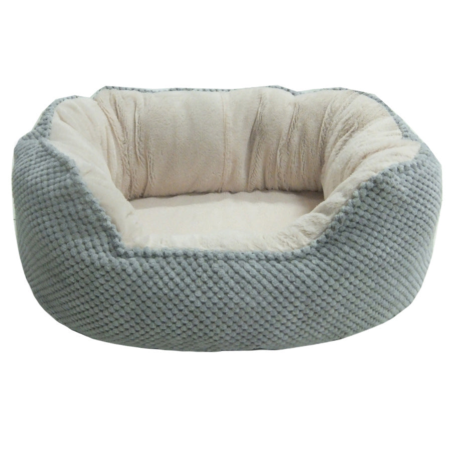 Premium Memory Foam Pet Bed with Removable Cover - Plush Comfort for All Sizes