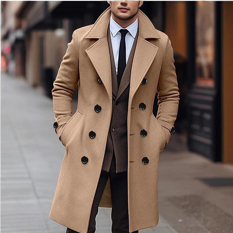 Waldemar | Mens Tailored Double-Breasted Coat — Slim Winter Coat in 4 Colors S–3XL | Westmere