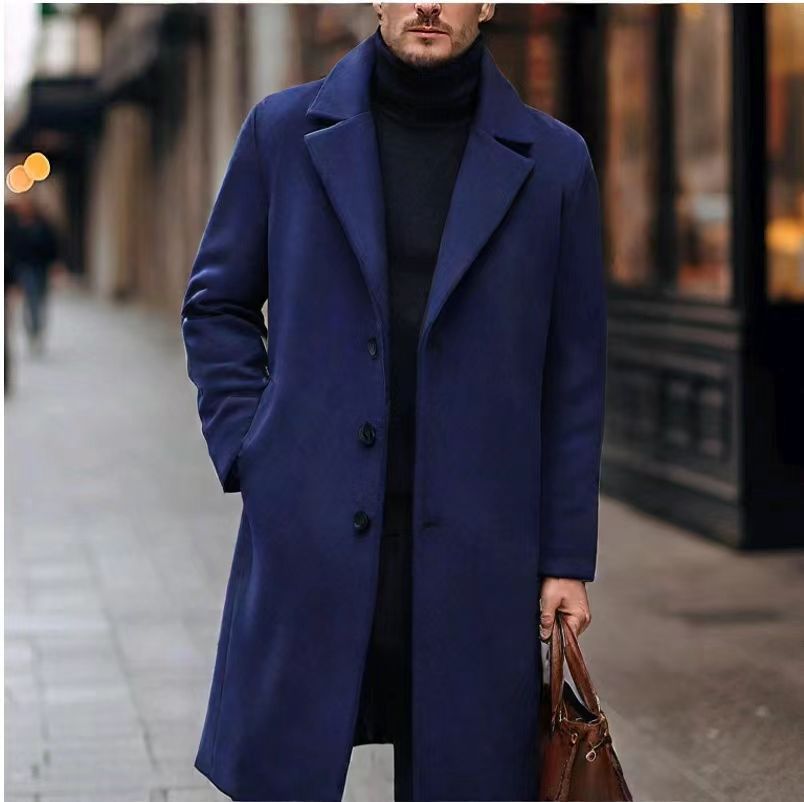 Kuno | Mens Coat with Lapel Collar and Straight Cut — Timeless Winter Coat in 5 Colors M–3XL | Westmere