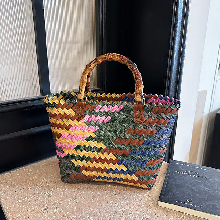 Artisan Hand-Woven Leather Tote Bag