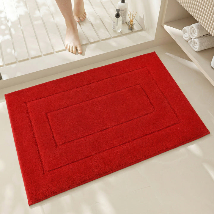 Premium Microfiber Bath Mat with Non-Slip Base