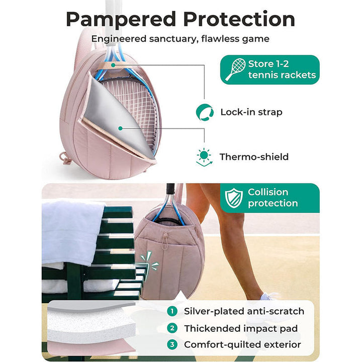 Court Pro Tennis Racket Backpack - Stylish and Functional