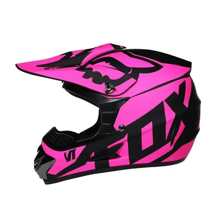 TrailShield Pro Full-Face Motocross Helmet with Extended Visor and Reinforced Chin Guard