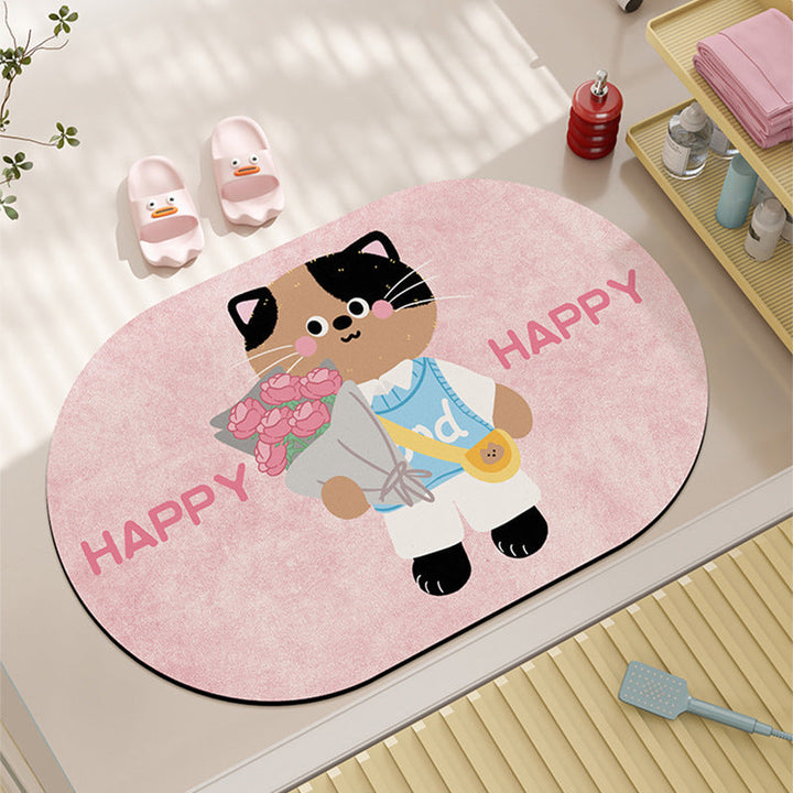 Cozy Canine Companion Area Rug with Dog Design