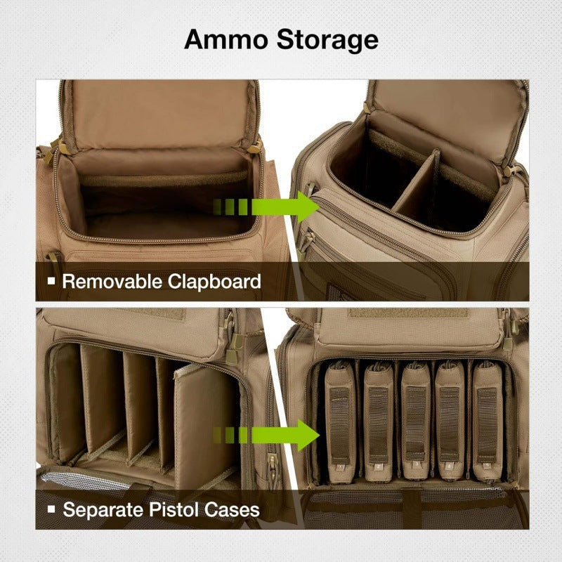 All-Terrain Adventure Backpack - Durable Tactical Design for Camping & Hiking